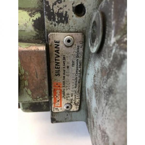 Racine PSV-SSCF-40HRM-50 Silent Vane Hydraulic Pump 110/115V Warranty! #2 image