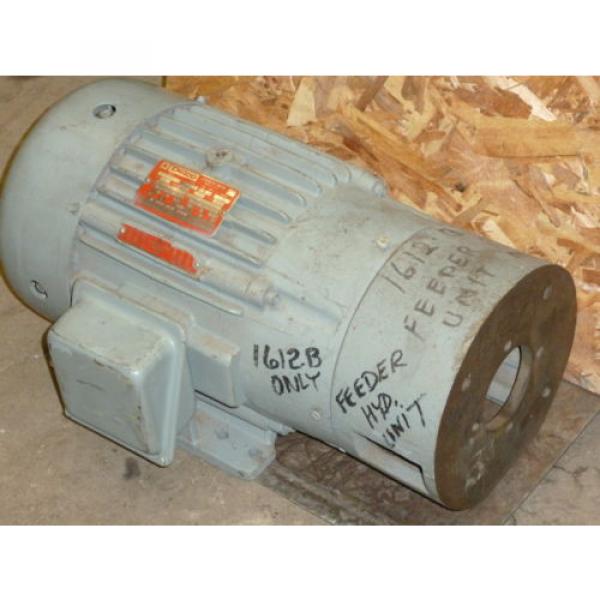NOS Delco Electric Motor w/Hydraulic Pump Adapter flange 3HP 3 Phase 1175 RPM #1 image