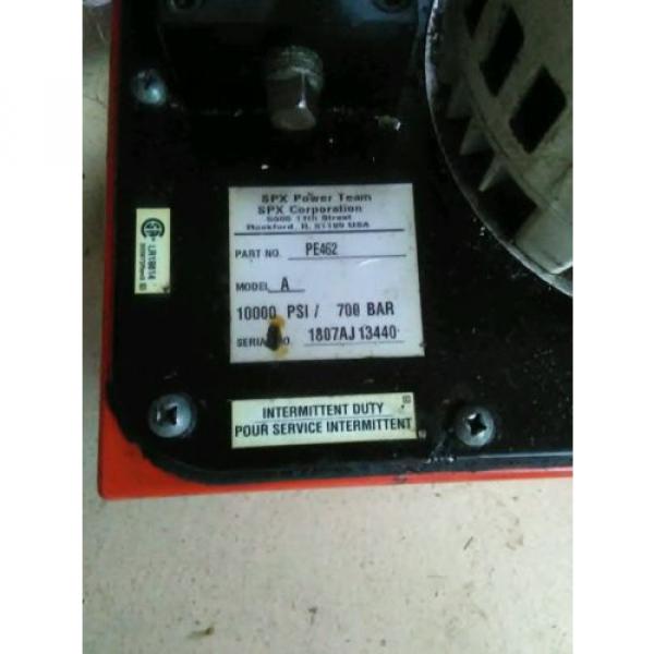 SPX POWER TEAM PE462 HYDRAULIC PUMP ELECTRIC and C556C 55Ton #2 image