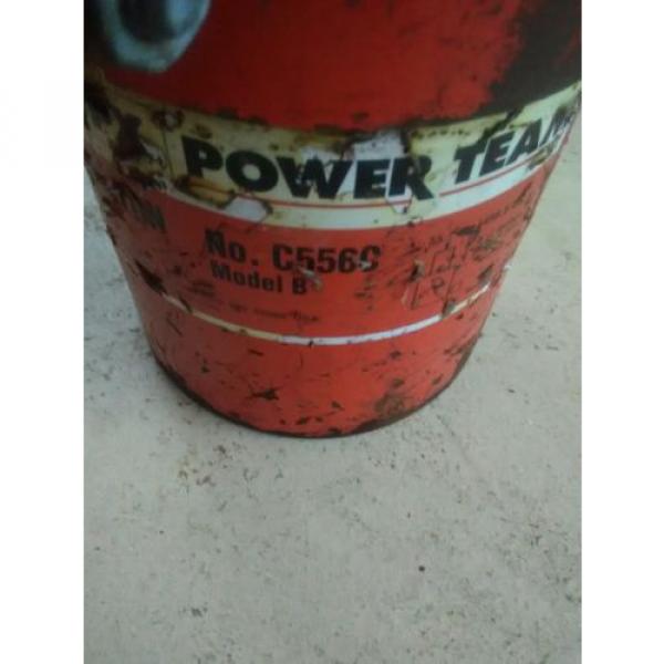 SPX POWER TEAM PE462 HYDRAULIC PUMP ELECTRIC and C556C 55Ton #4 image