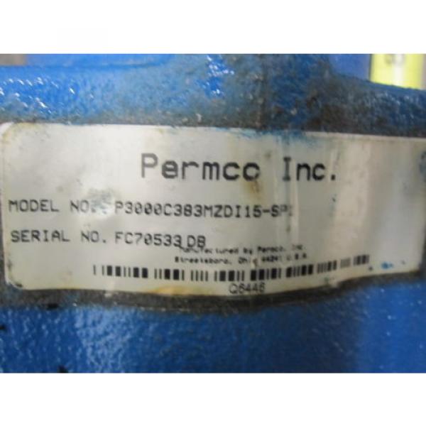 NEW PERMCO HYDRAULIC PUMP # P3000C383MZDI15-SP1 #4 image