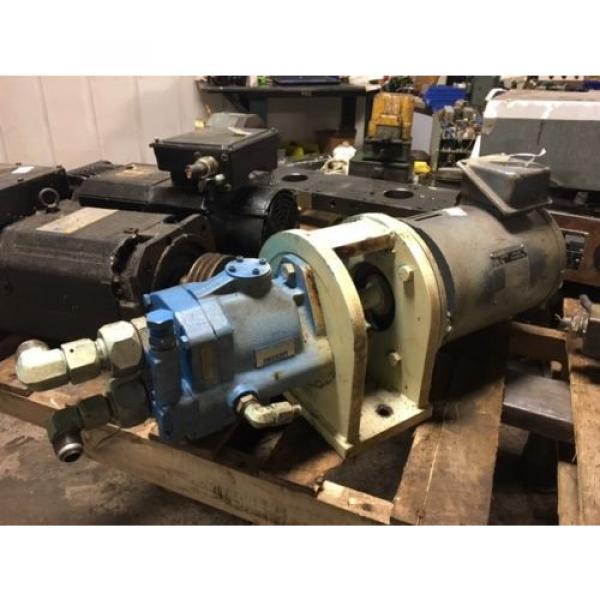 5 HP Westinghouse Motor w/ Vickers Hydraulic Pump, PVQ20-B2R-SE1S-21-C2M-12 Used #2 image
