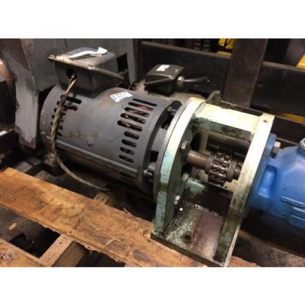 5 HP Westinghouse Motor w/ Vickers Hydraulic Pump, PVQ20-B2R-SE1S-21-C2M-12 Used #4 image