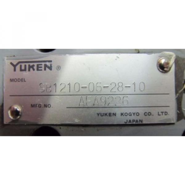 YUKEN A56-FR04E140-4212 21 MPA 56.2 CM³/REV SB1210-06-28-10 HYDRAULIC PUMP #5 image