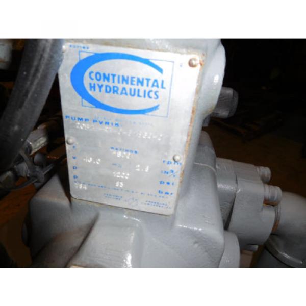 Continental PVR15-20B2L-RF-0-51860C 10HP 20GPM Hydraulic Power Unit #3 image