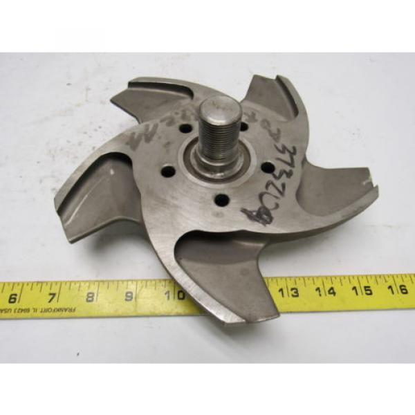 Flowserve  8 1/2&#034; Pump Impeller Stainless Steel 5 Vane #4 image