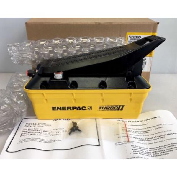 Enerpac Pump Air Turbo II PATG1102N Air Hydraulic Foot Pump #1 image