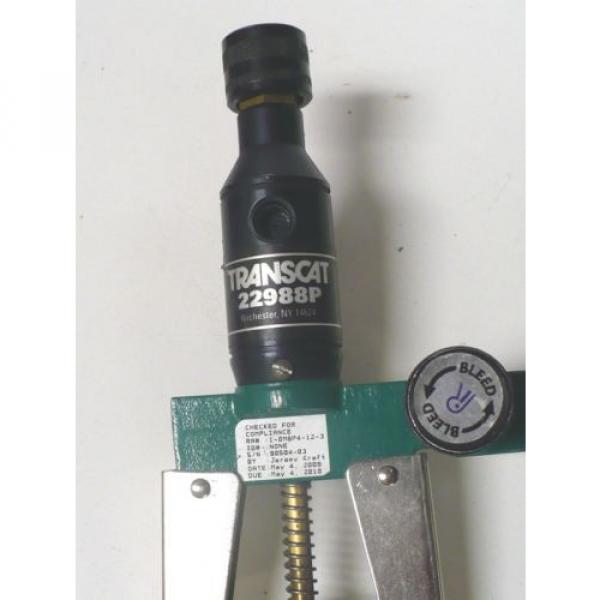 Transcat 22988P Portable Scissor Hydraulic Hand Pump 300 PSI- Free Shipping #4 image