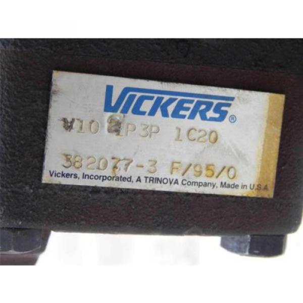 #58  Vickers  V10-2P3P-1C20  382077-3  Hydraulic Pump #2 image