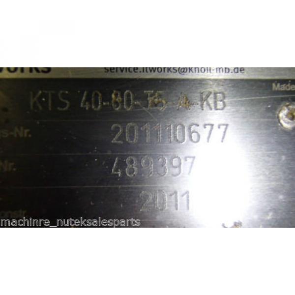 Knoll Machine/Siemens Hydraulic Pump KTS40-80-T5-A-KB _ KTS4080T5AKB _ 489397 #5 image