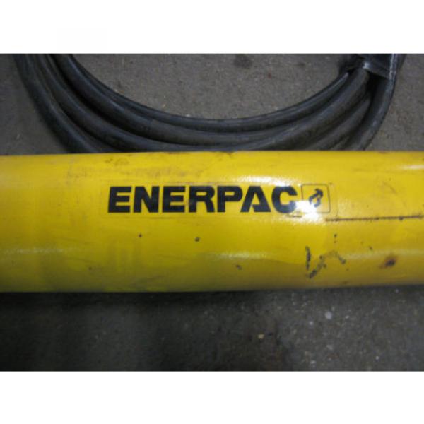 Enerpac P801 Hydraulic Hand Pump 1000psi  W/ Hose And Pressure Gage #2 image