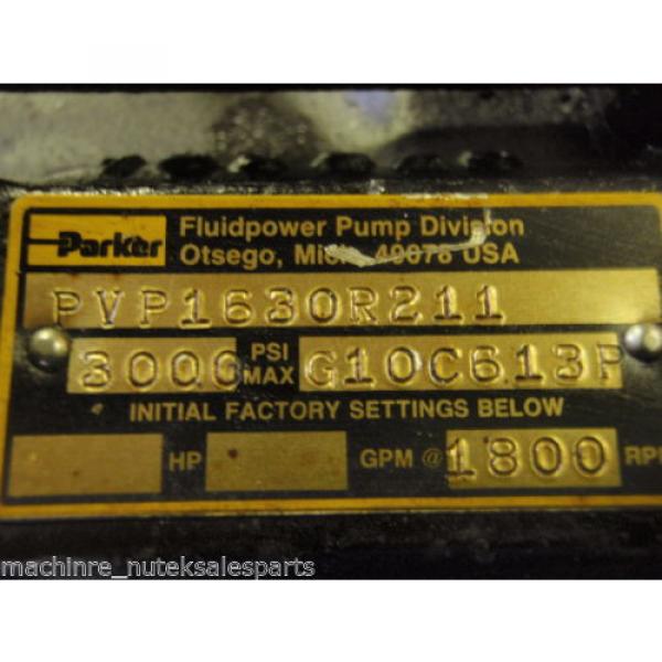 Parker Hydraulic Pump PVP161630R11_3000 PSI MAX_1800 RPM #4 image