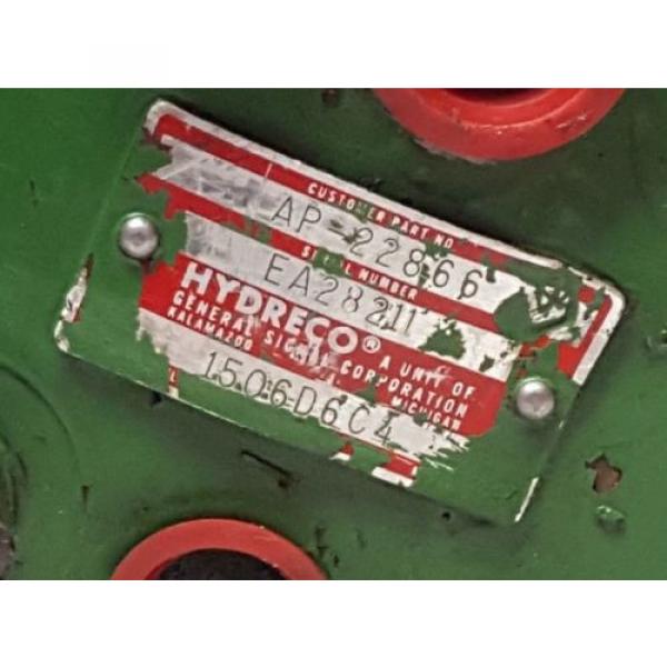 NEW NOS Hydreco I506 D6 C4 / JOHN DEERE AP-22866 Hydraulic Pump 3/8&#034; &amp; 1/2&#034; PORT #2 image