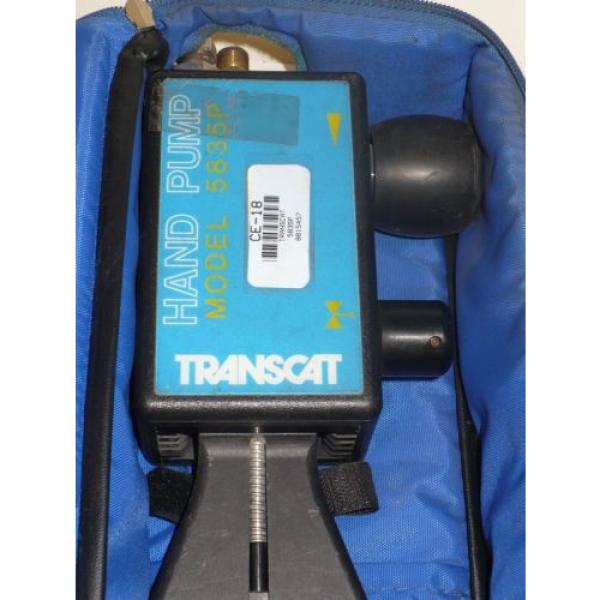 TRANSCAT  5835P Pressure  Hand Pump with Case- Free Shipping #3 image