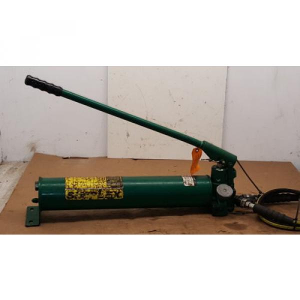 Simplex P300D Heavy Duty 2 Speed Double Acting Hydraulic Hand Pump   76331 #1 image