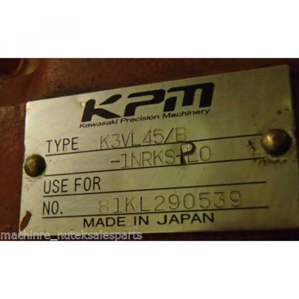 KAWASAKI HYDRAULIC PUMP KPM _ K3VL45/B-1NRKS-P0 _ K3VL45/B #5 image