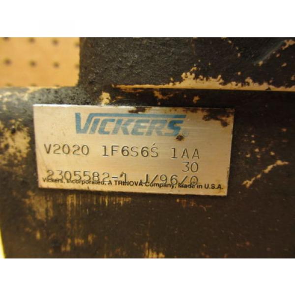 Vickers V2020 1F6S6S 1AA 30 Hydraulic Double Vane Pump 2305582-1 #2 image