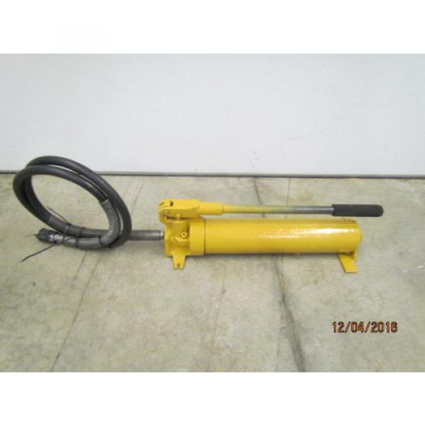 Enerpac P-80 HydraulicHand Pump With Hose and Coupler 6&#039; Hose #1 image
