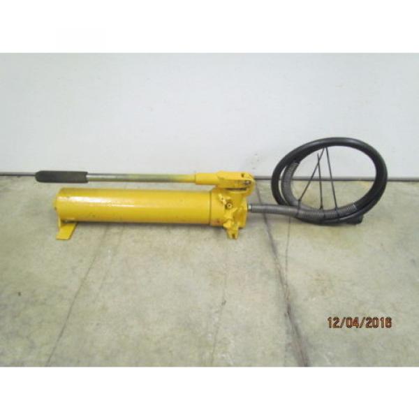 Enerpac P-80 HydraulicHand Pump With Hose and Coupler 6&#039; Hose #2 image