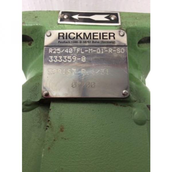 Rickmeier R25/40 FL-M-G1-R-SO 333359-8 Hydraulic Gear Pump #2 image