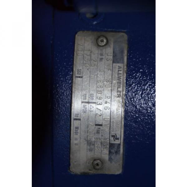 Allweiler SNF  Screw Pump ,Toshiba Electric Motor USNF80R46 U12 1-W1 #5 image