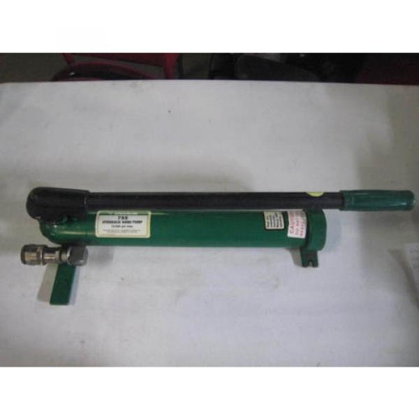 NEW Greenlee 755 High-Pressure Hydraulic Hand Pump FREE SHIPPING #1 image