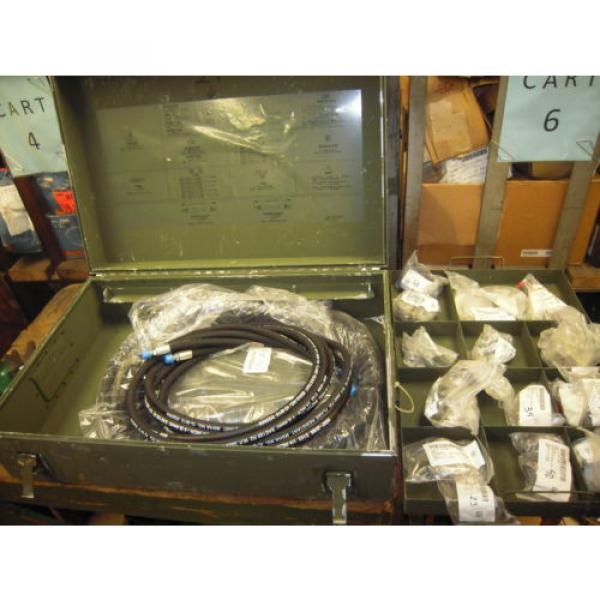 New Military Vehicle Industrial Hydraulic Hose and Fittings Parts Tool Kit #1 image
