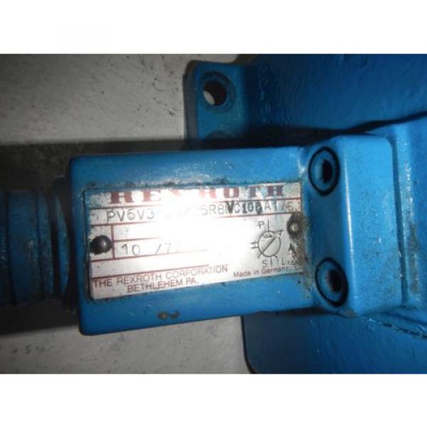 Rexroth PV6V3-20/25R8VVC100A1/6 Hydraulic Press Comp Vane Pump #2 image