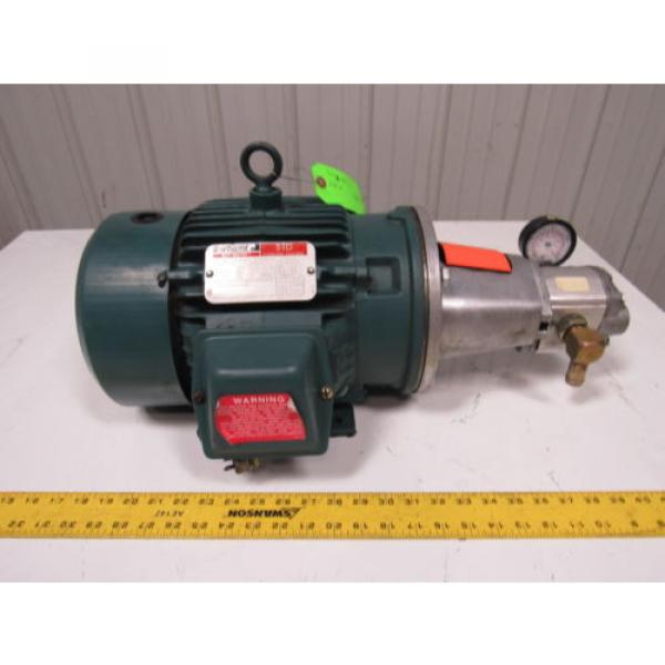 Prince SP20A16A9H2-L Hydraulic Gear Pump 4000RPM Max 5/7.5GPM W/5HP 3PH Motor #1 image