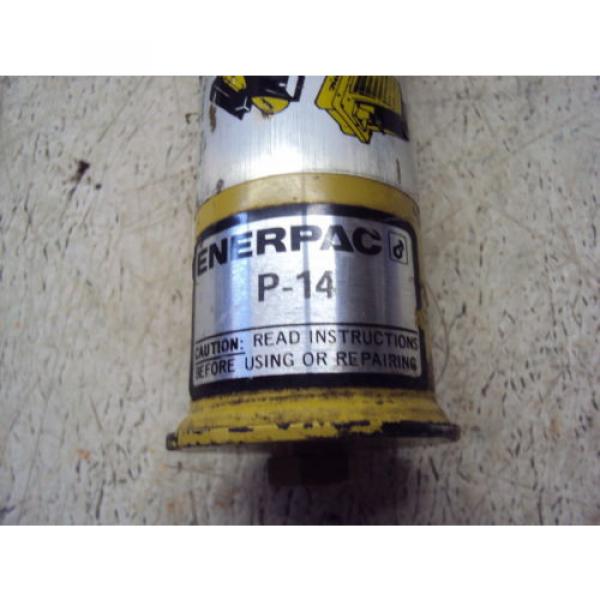 ENERPAC P-14 PUMP  8.650 PSI  MAX BC3C  USED #5 image