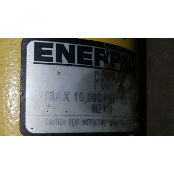Enerpac P801 2 Speed Hand Pump 10,000 Psi 249 Cu In     76325 #3 image