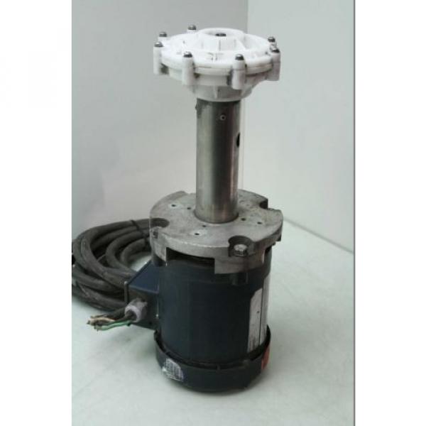 Leeson 1/3 HP C4C34FC13B Machine Coolant Pump 3/4&#034; NPT Discharge Port #5 image