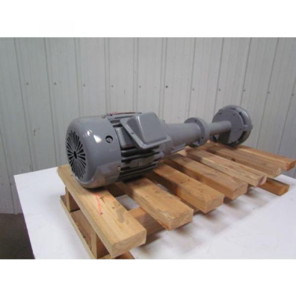 Gusher 11029-XL-CDM Coolant pump 1.5HP 460V 13-1/2&#034; Stem 1-1/4 NPT Repainted #3 image