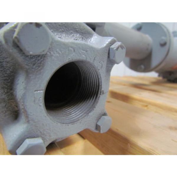 Gusher 11029-XL-CDM Coolant pump 1.5HP 460V 13-1/2&#034; Stem 1-1/4 NPT Repainted #5 image