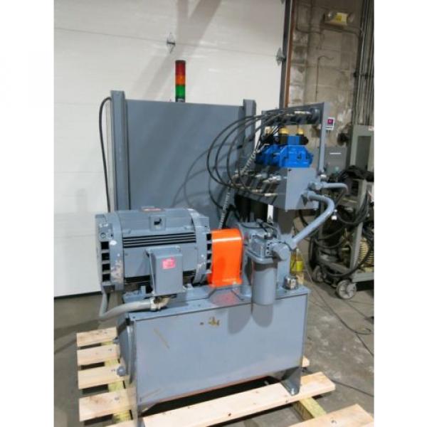 40 HP 20 GPM 3000 PSI Hydraulic Power Supply Test Station Nice #3 image