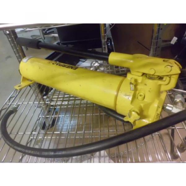 Enerpac P-80 2 Speed Steel Hand Pump WITH HYDRAULIC HOSE AND FITTINGS #1 image