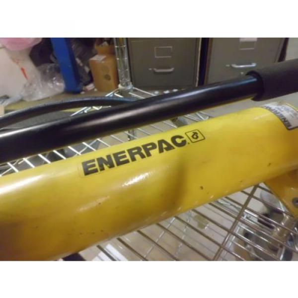 Enerpac P-80 2 Speed Steel Hand Pump WITH HYDRAULIC HOSE AND FITTINGS #2 image