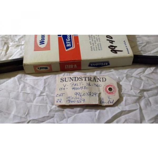 Sundstrand V-Belt 3L-360 P/N 99401780 CAT 996037297 RR 19/05760 #1 image