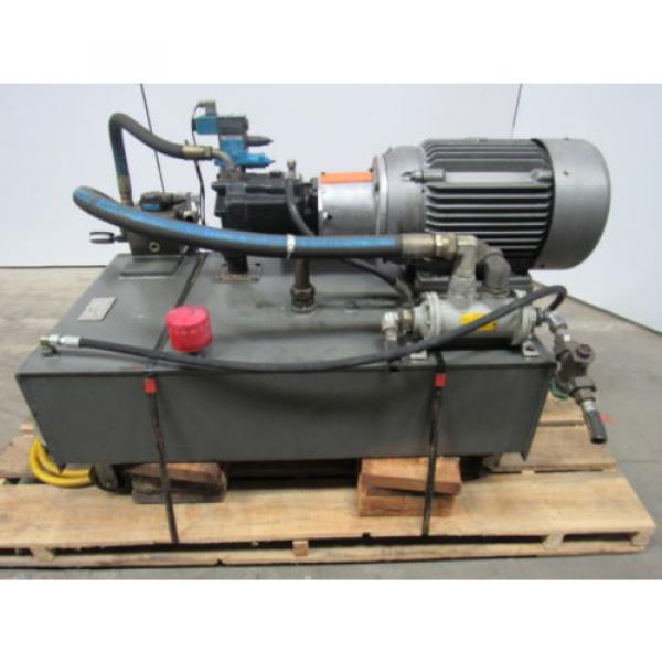 VICKERS T50P-VE Hydraulic Power Unit 25HP 2000PSI 33GPM 70 Gal. Tank #1 image