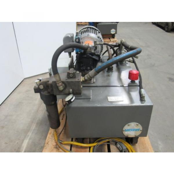 VICKERS T50P-VE Hydraulic Power Unit 25HP 2000PSI 33GPM 70 Gal. Tank #2 image