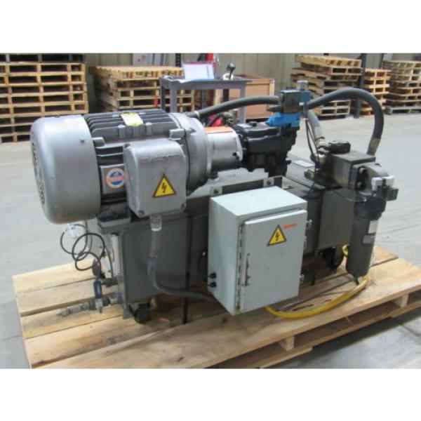 VICKERS T50P-VE Hydraulic Power Unit 25HP 2000PSI 33GPM 70 Gal. Tank #4 image