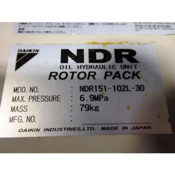 Daikin Model NDR151-102L-30 Oil Hydraulic Power Unit &#034;Rotor Pack&#034; #2 image