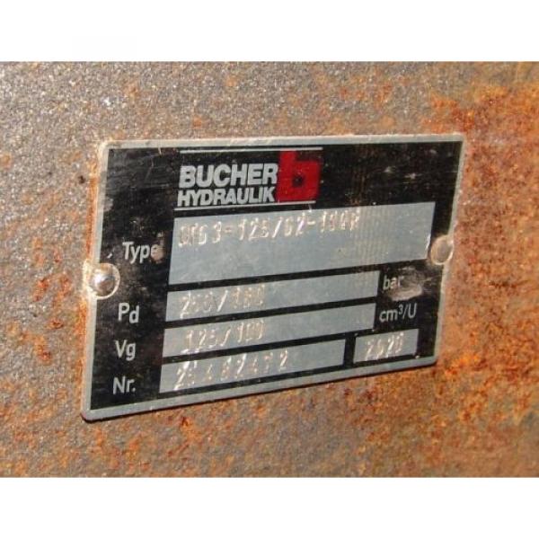 Bucher hydraulic pump double internal gear QT63-125/62-100R #4 image