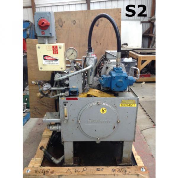 10 Hp Mannesman Rexroth 1PV2V4-23/20RW12MC1-16A1/5 Hydraulic Power Unit #1 image