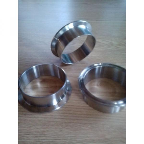 (2) VNE 3&#034; A3 Flange Clamp Fittings Stainless Steel Type 304 304L #1 image