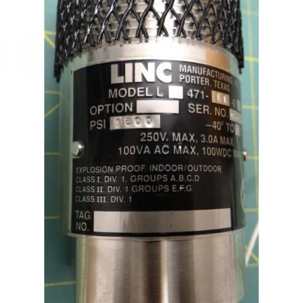 Linc L471-11 Electric Level Control Serial No. C3869 1500 PSI -4 to 400 Deg F #5 image