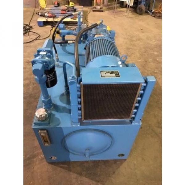 10 HP PABCO HYDRAULIC POWER UNIT WITH VICKERS PUMP #1 image