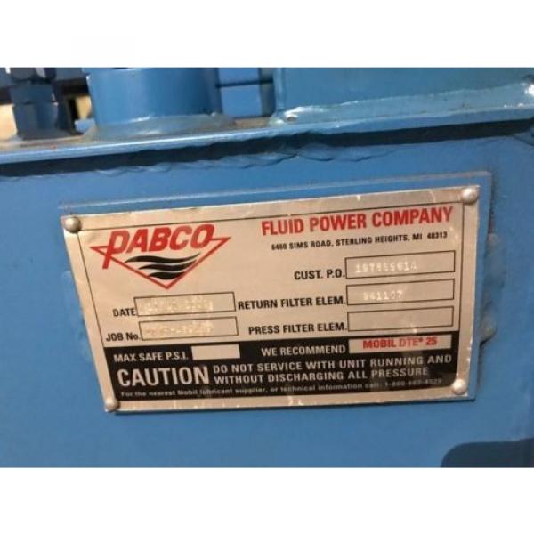 10 HP PABCO HYDRAULIC POWER UNIT WITH VICKERS PUMP #2 image