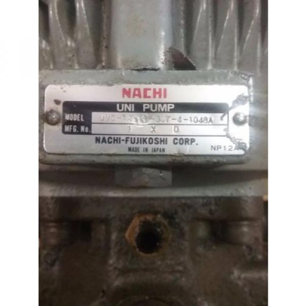 Nachi Variable Vane Pump Motor_VDC-1B-2A3-1048A_LTIS85-NR_UVC-1A-1B-3.7-4-1048A #3 image