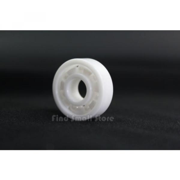 Full Ceramic 608 8x22x7 Miniature Ball Bearings ZrO2 Zirconia White #3 image